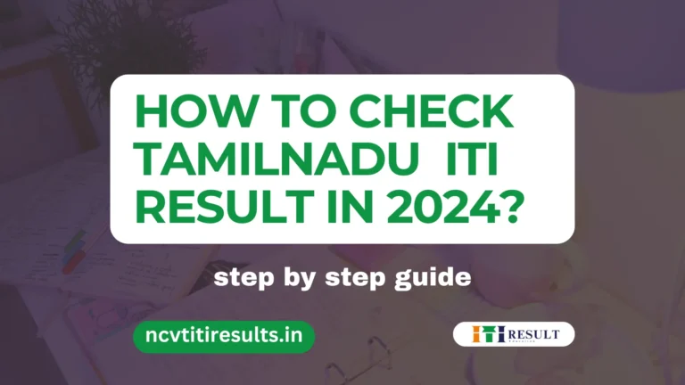 This is the Tamil Nadu ITI Result Thumbnail