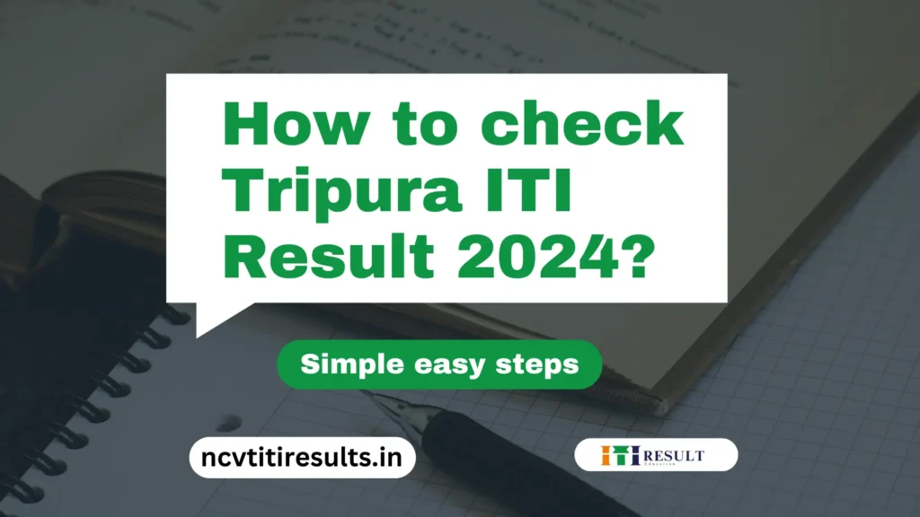 This is the Tripura ITI Result Thumbnail