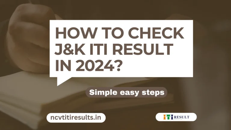 This is the Jammu & Kashmir ITI Result