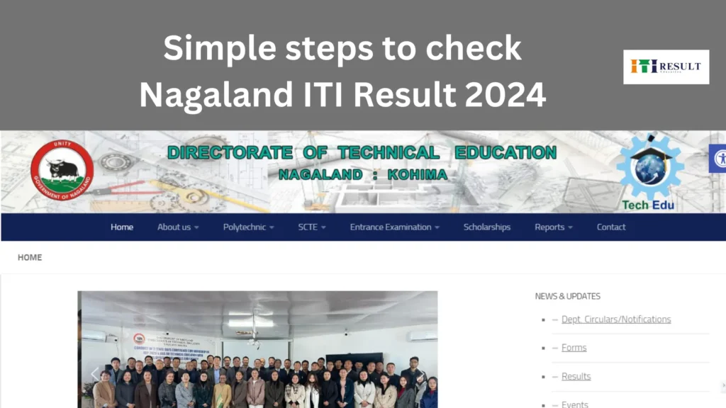 This is the official homepage of Nagaland ITI